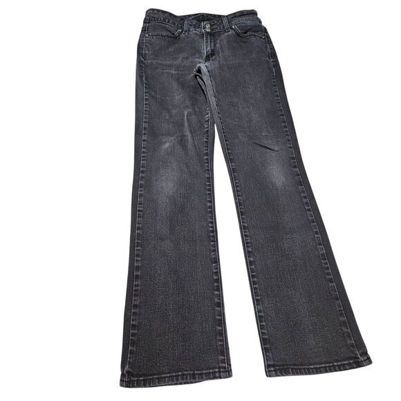 Levis 529 Curvy Straight Jeans Womens Size 14 Mid Rise Black Denim Pants - Picture 2 of 6